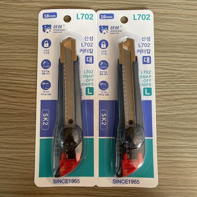 Buy 18mm Utility Knife 12cm 9 Cm 6 Inch 5.5 Inch Blade Guard Locking Mechanism Black Handle Red Tail online manufacture