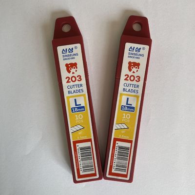 Buy L203 18 Mm Snap Blades SK2 Carbon Steel Blades For Professional Accurate Cutting online manufacture