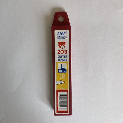 Buy 18 Mm Snap-Off Blade Cutter  Sinseung L203 60 Degrees Angle 0.5mm online manufacture