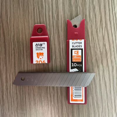 Buy Silver 18mm Cutter Blades With 0.5 MM Thickness And 60° Angle online manufacture