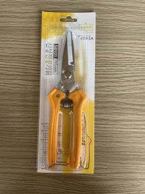 Straight Micro Serration Blade Garden Pruning Snips Versatile Heavy Duty