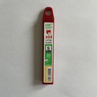 Carbon Steel Cutter Carpet Blades 9mm Wide 0.38mm 60 Degree SK2