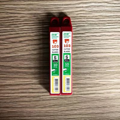 86mm Long Cutter Blade For Paper SK2 Carbon Steel 9mm Snap Knife