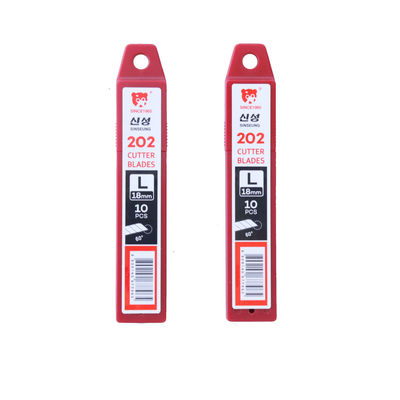 Heavy Duty Snap Off Blade Sinseung L202 18mm 20mm Silver 0.4mm Thickness