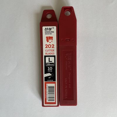 18mm Knife Blades Snap Off Razor Blades Cutting Knives With 0.4mm Thickness