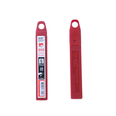 Silver 0.35mm Thick Utility Knife Snap Blade 13 Segments