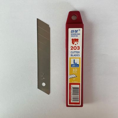 60 Degree Edgers 18mm Knife Blades Heavy Duty 8 Segments Sk2 Carbon Steel