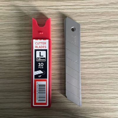 Smooth Effortless Cutting Width 18mm Knife Blades 8 Segments Sk2 High Carbon Steel Thickness 0.5mm