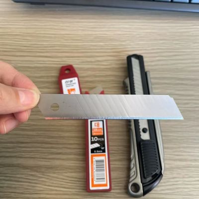 0.5 Mm Thickness 18mm Cutter Blades Versatility For Different Cutting Applications