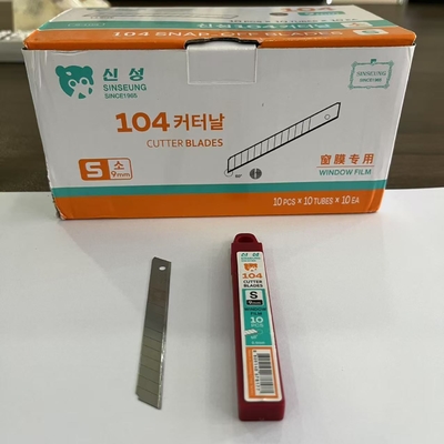 0.38mm Thickness Refill Blades Features 9mm Cutter Blades For Window Tinting