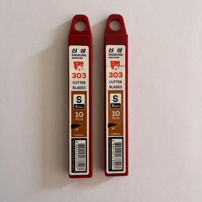 High Carbon Steel 9mm Cutter Blades Refill Blades for PPF Cutting Applications
