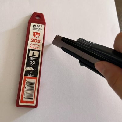 Precision 18mm Cutter Blades Accurate Cutting with Varying Replacement Frequency and SK2 High Carbon Steel