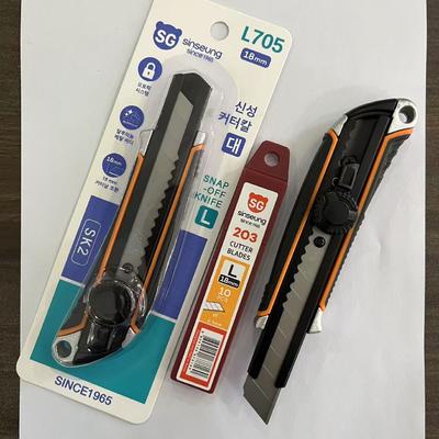 Sturdy Portable 18mm Snap Blade Knife Aluminum SK2 Blade